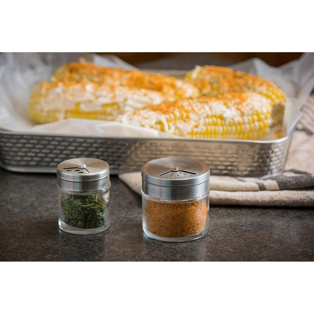 Spice Shaker With Rotating Stainless Steel Top Spice Shaker With Rotating Stainless Steel Top