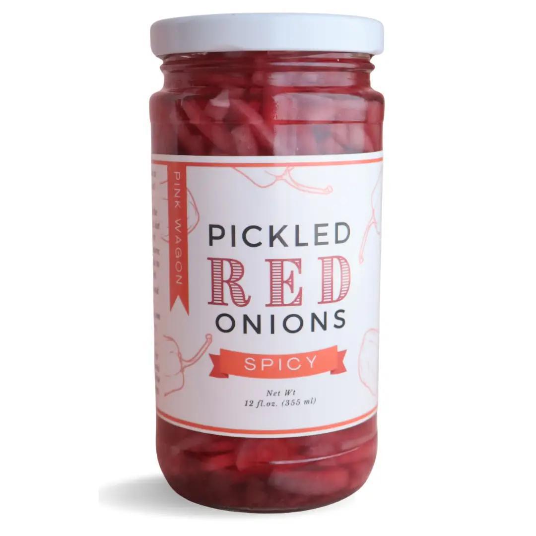 Pink Wagon Pickled Red Onions Spicy Pink Wagon Pickled Red Onions