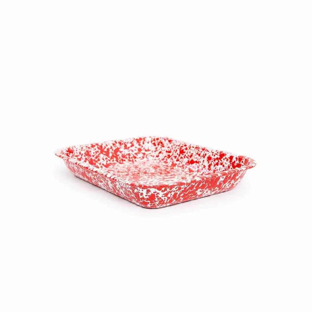 Splatter Enamelware Large Open Roaster Splatter Enamelware Large Open Roaster