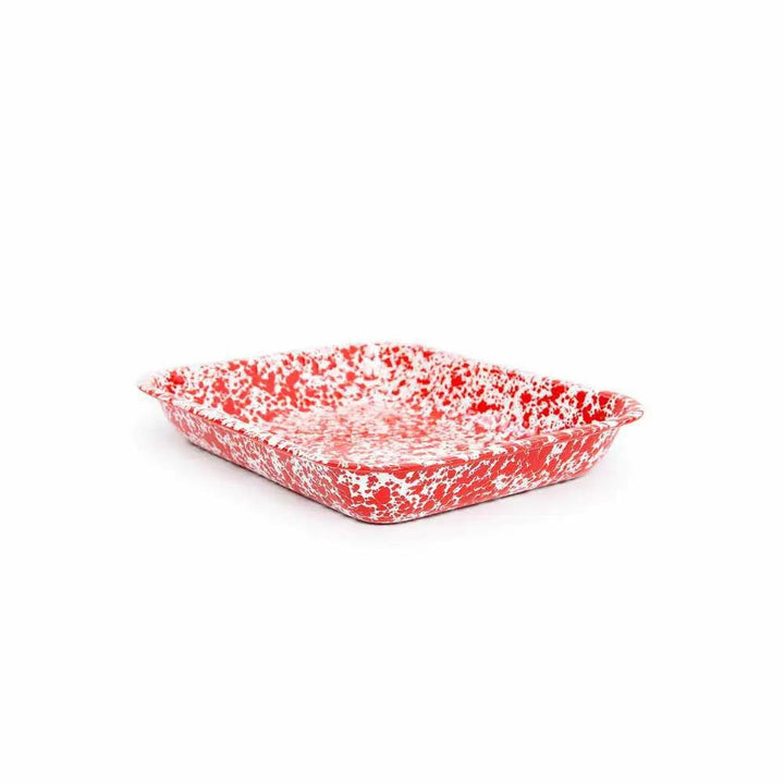 Splatter Enamelware Large Open Roaster Splatter Enamelware Large Open Roaster