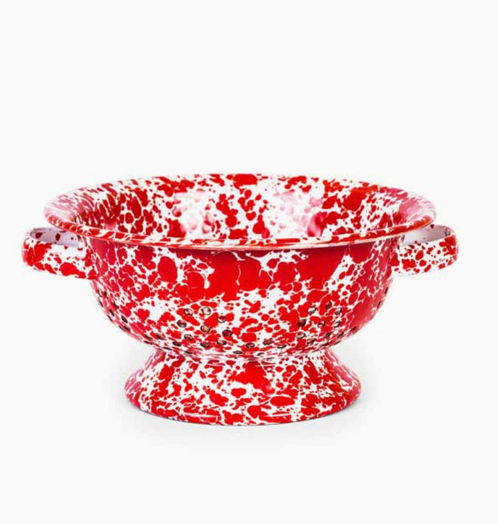 Splatter Enamelware Small Berry Colander