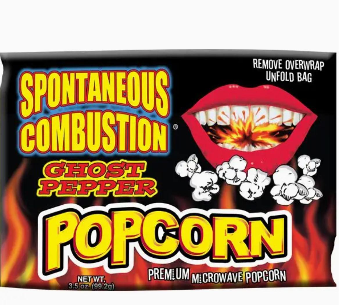 Spontaneous Combustion Ghost Pepper Popcorn