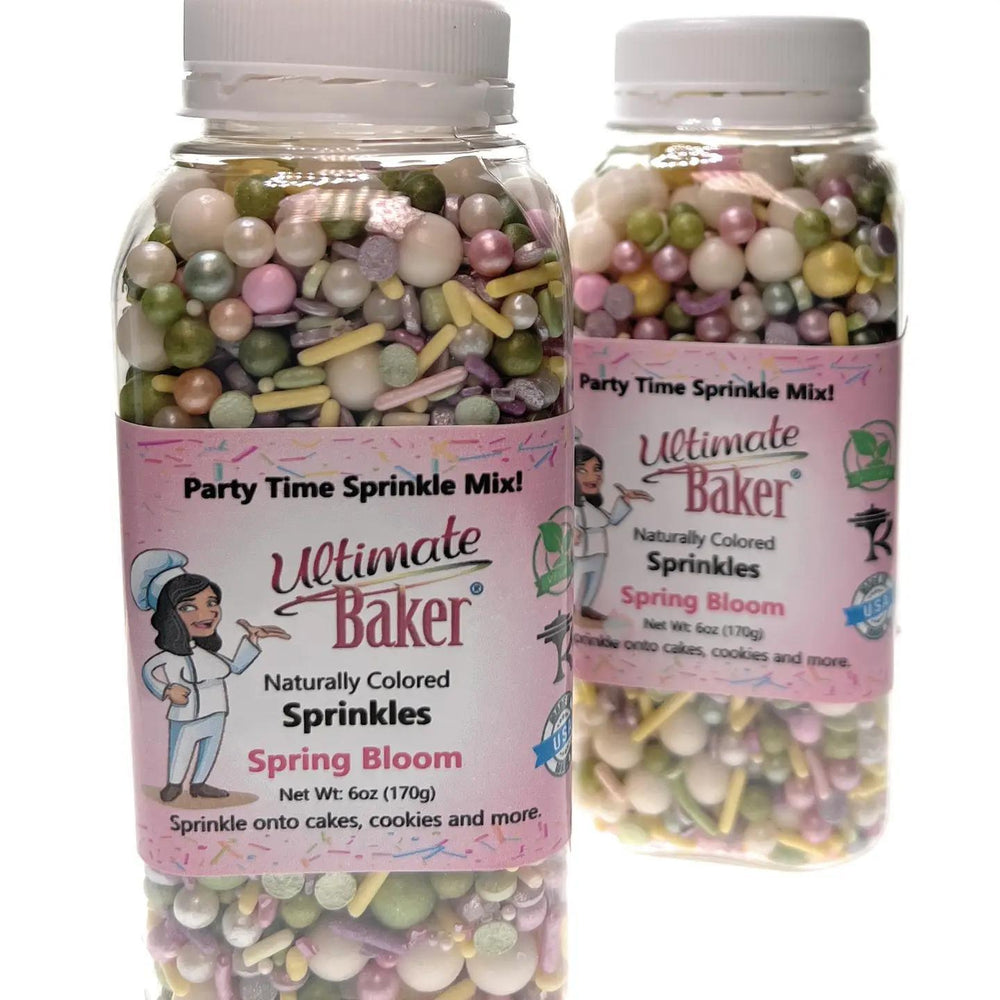 Ultimate Baker Naturally Colored Decorating Sprinkles Spring Bloom Ultimate Baker Naturally Colored Decorating Sprinkles