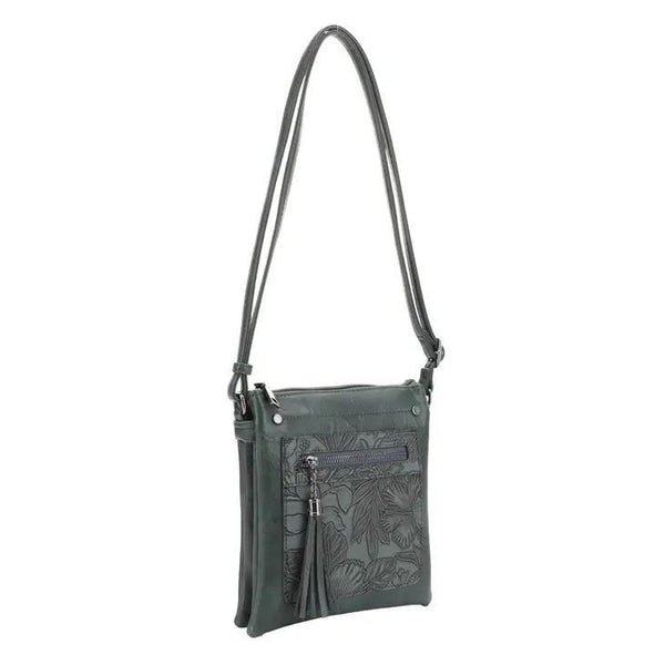 Liz Soto Handbag | Sara Crossbody Bag Spruce