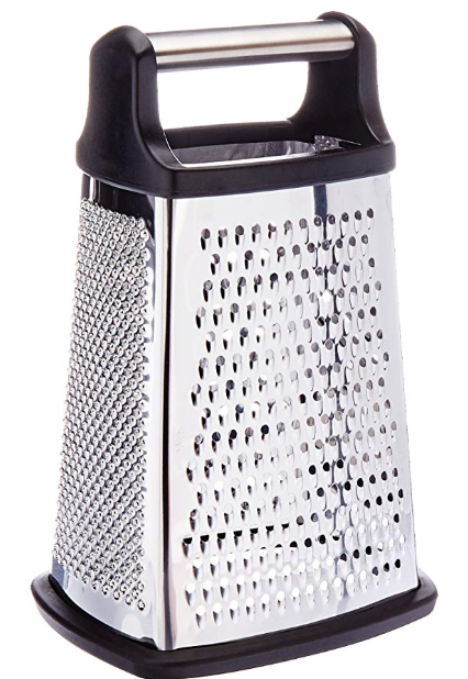 Stainless Steel 4 Sided Grater with Catcher Stainless Steel 4 Sided Grater with Catcher