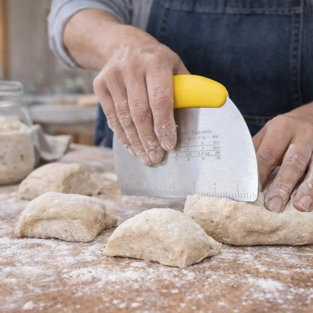 Stainless Steel Dough Scraper | Bench Scraper For Baking Stainless Steel Dough Scraper | Bench Scraper For Baking