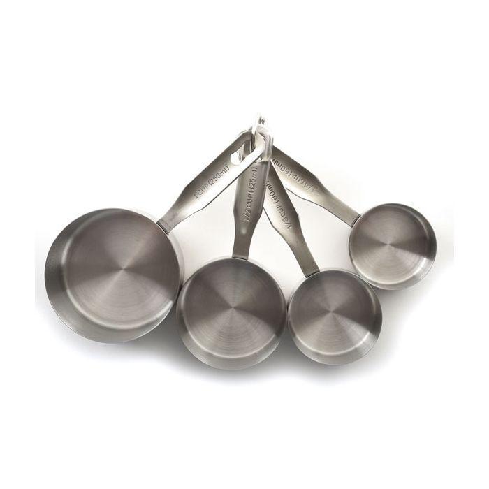 Stainless Steel Measuring Cups Set of 4 Stainless Steel Measuring Cups Set of 4