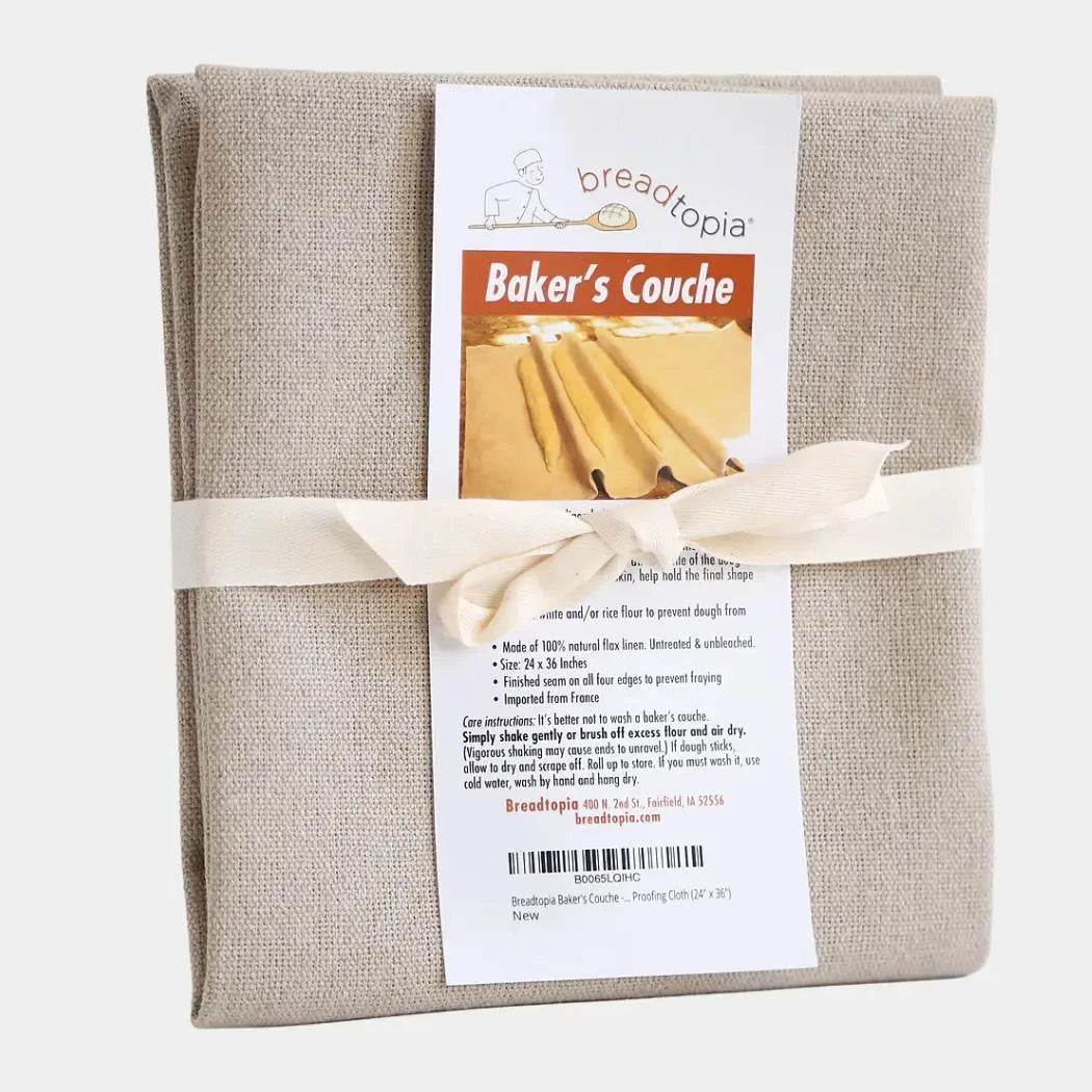 Standard Flax Linen Baker’S Couche For Bread Proofing Standard Flax Linen Baker’S Couche For Bread Proofing