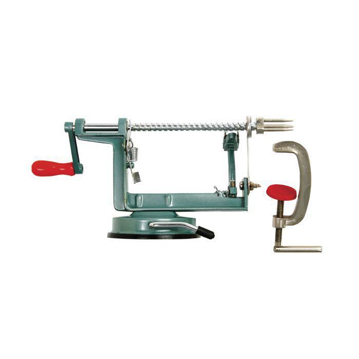 Apple Master Apple Peeler with Vacuum Base and Optional Clamp Steel Blue Apple Master Apple Peeler with Vacuum Base and Optional Clamp