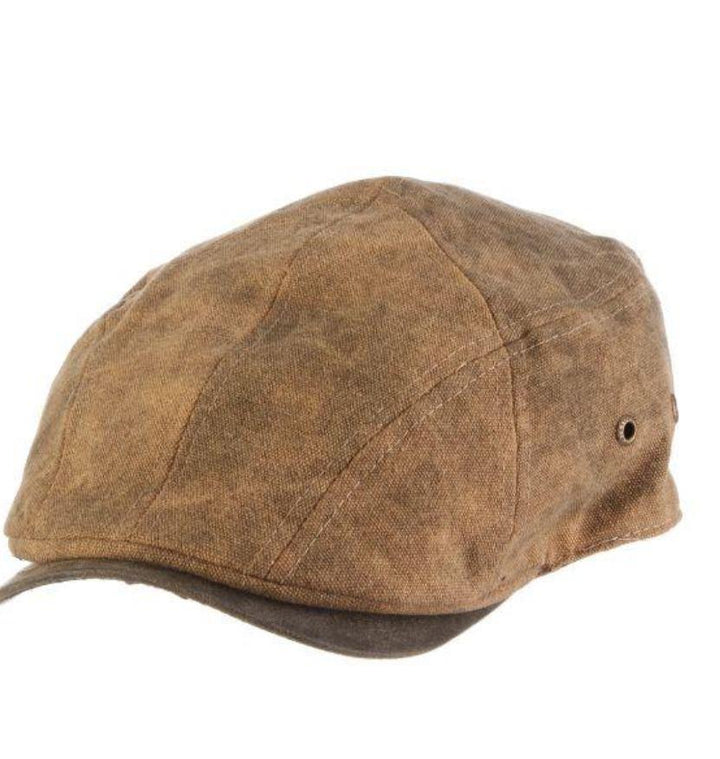 Stetson Ayr Tarp Cloth Ivy Cap | Brown