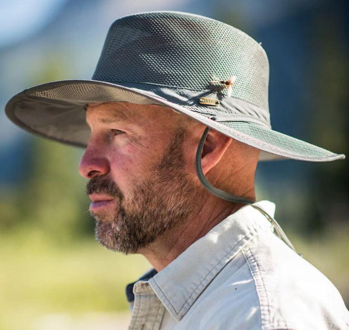 Stetson Montana Nylon Safari Insect Shield | Khaki Stetson Montana Nylon Safari Insect Shield | Khaki