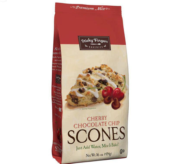 Sticky Fingers Premium Scone Mix | Cherry Chocolate Chip