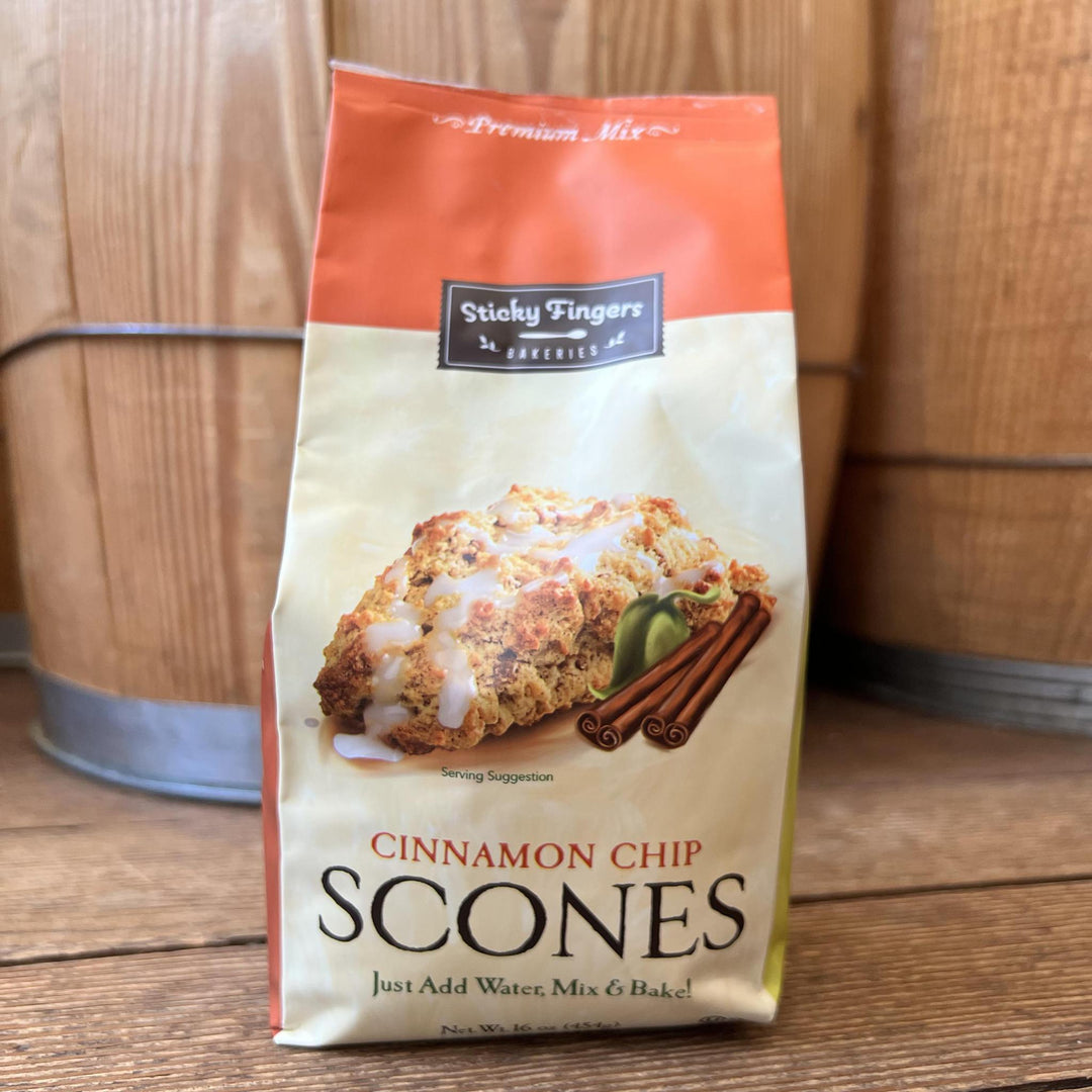 Sticky Fingers Premium Scone Mix | Cinnamon Chip Sticky Fingers Premium Scone Mix | Cinnamon Chip