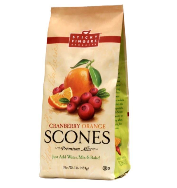 Sticky Fingers Premium Scone Mix | Cranberry Orange Sticky Fingers Premium Scone Mix | Cranberry Orange