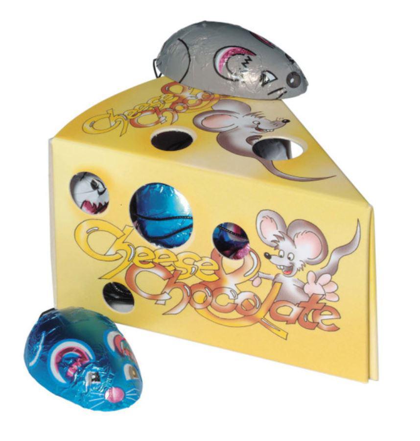 Storz Chocolate Mice in Cheese Wedge Storz Chocolate Mice in Cheese Wedge