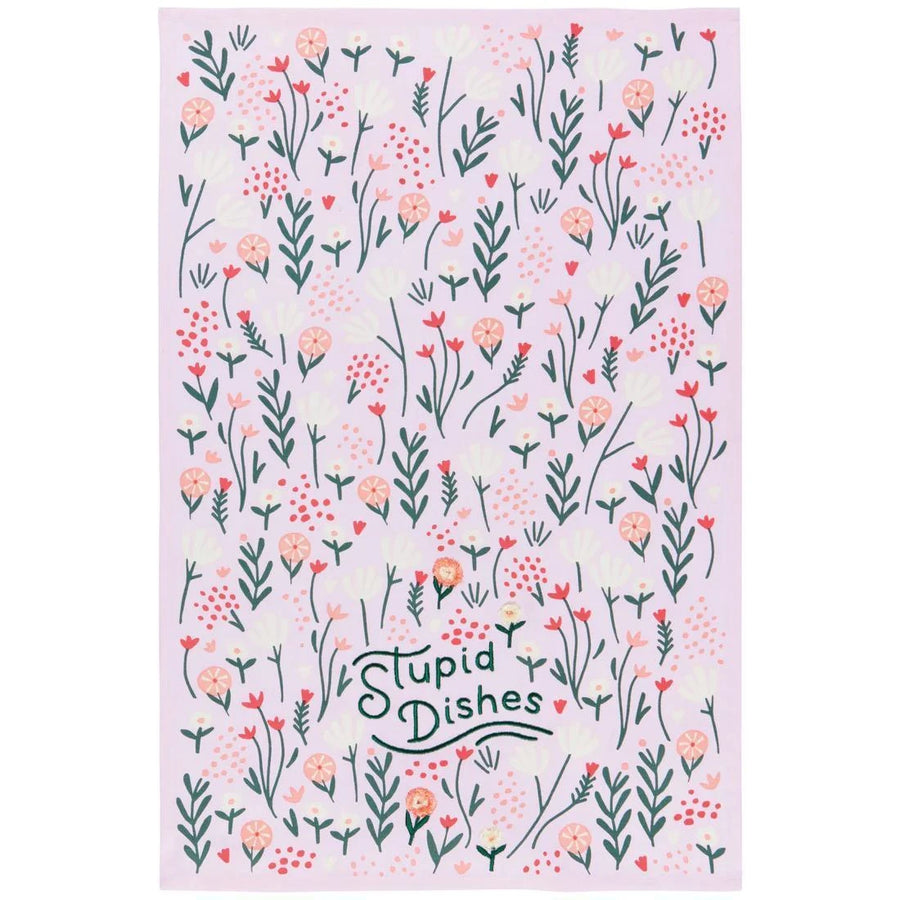 Stupid Dishes Dishtowel Stupid Dishes Dishtowel