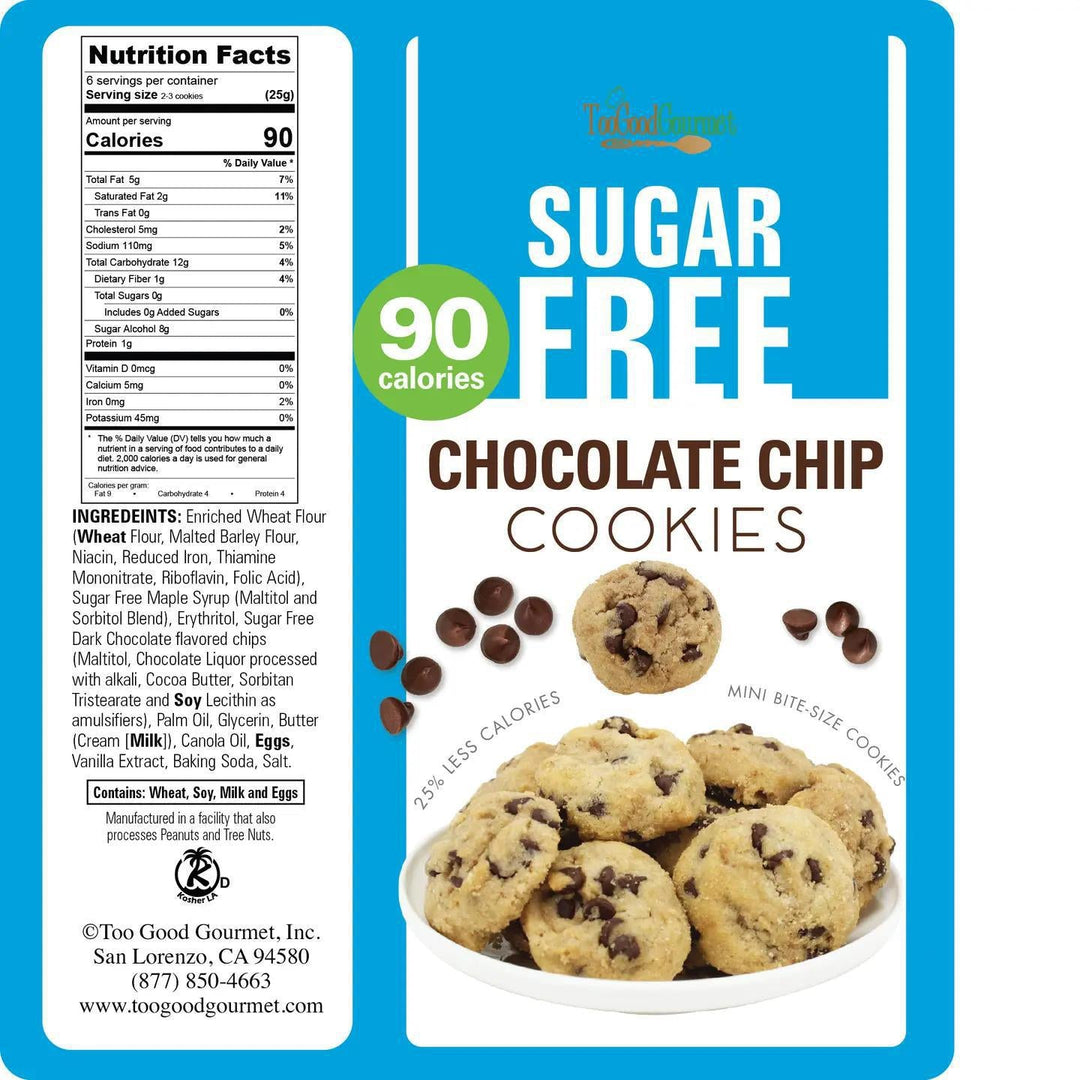Sugar Free Cookies- Peanut Butter, Choc Chip, Salted Caramel Sugar Free Cookies- Peanut Butter, Choc Chip, Salted Caramel