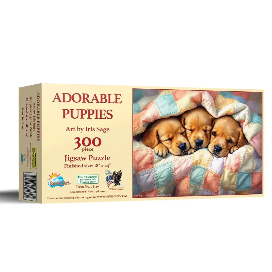SunsOut Puzzle 0486 Adorable Puppies 300 Pc Puzzle SunsOut Puzzle 0486 Adorable Puppies 300 Pc Puzzle