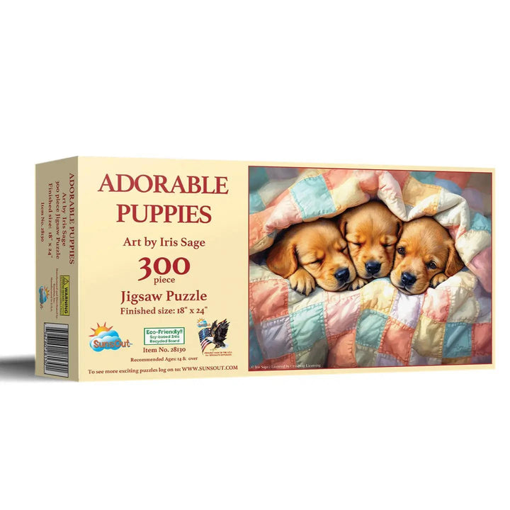 SunsOut Puzzle 0486 Adorable Puppies 300 Pc Puzzle SunsOut Puzzle 0486 Adorable Puppies 300 Pc Puzzle
