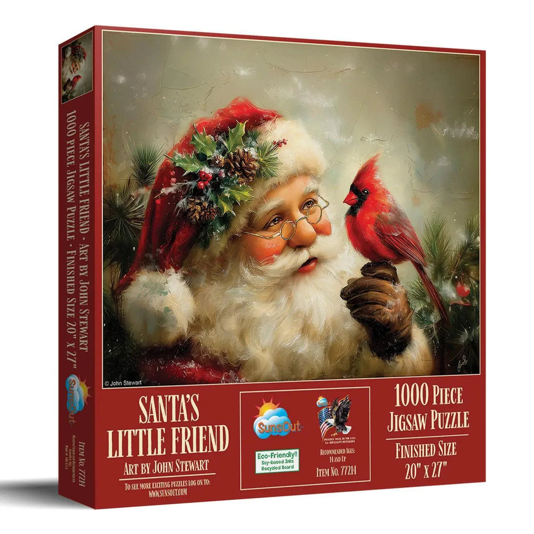 SunsOut Puzzle 0744 Santa's Little Friend 1000 Pc Puzzle SunsOut Puzzle 0744 Santa's Little Friend 1000 Pc Puzzle