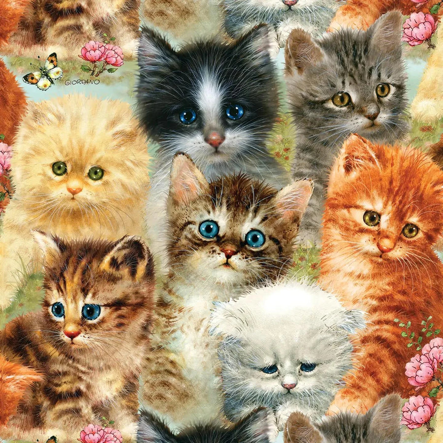 SunsOut Puzzle 1079 A Pile of Kittens 500 Pc Jigsaw Puzzle SunsOut Puzzle 1079 A Pile of Kittens 500 Pc Jigsaw Puzzle