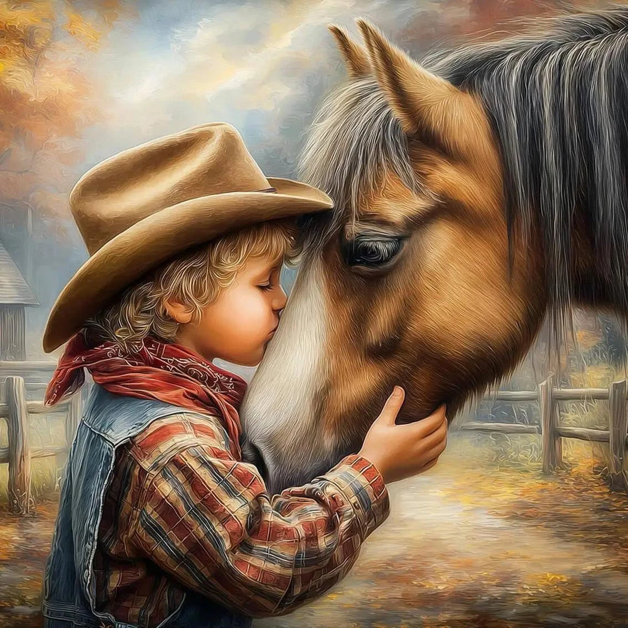 SunsOut Puzzle 1081 A Cowboy's Best Friend 500 Pc Puzzle SunsOut Puzzle 1081 A Cowboy's Best Friend 500 Pc Puzzle