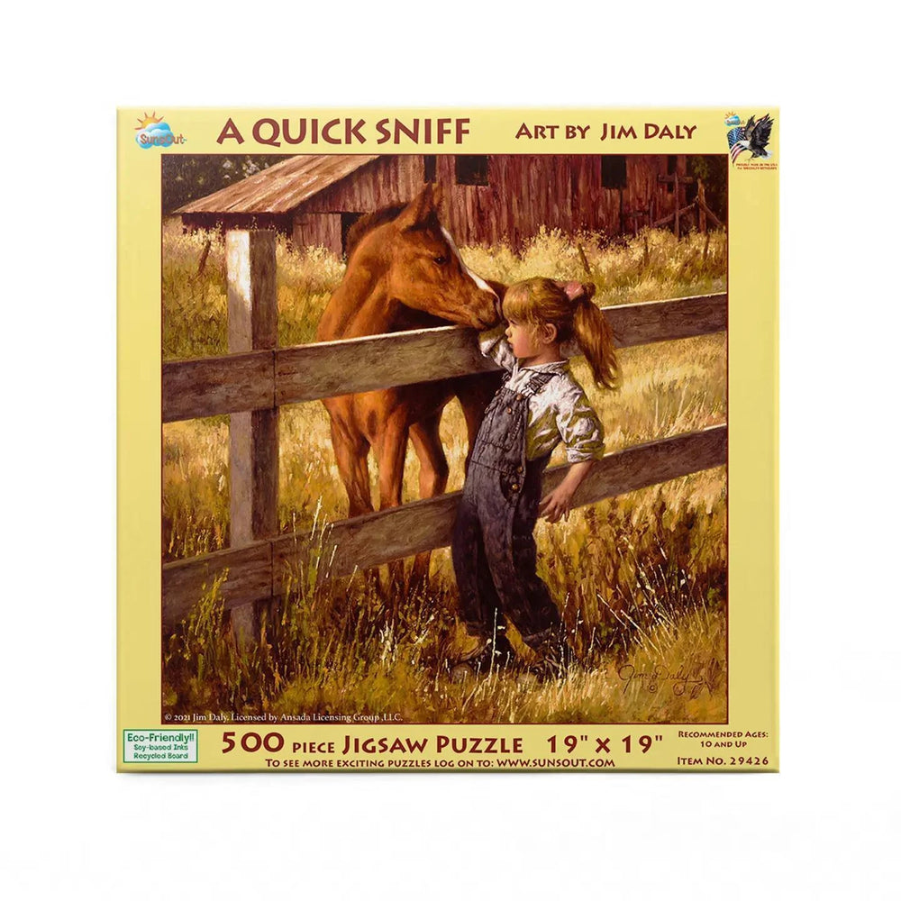 SunsOut Puzzle A Quick Sniff 500 Pc Puzzle SunsOut Puzzle A Quick Sniff 500 Pc Puzzle