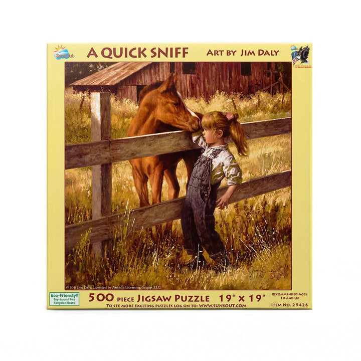 SunsOut Puzzle A Quick Sniff 500 Pc Puzzle SunsOut Puzzle A Quick Sniff 500 Pc Puzzle