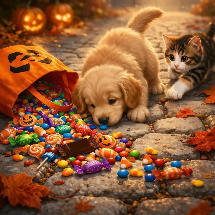 SunsOut Puzzle Candy Thieves 500 Pc Puzzle SunsOut Puzzle Candy Thieves 500 Pc Puzzle