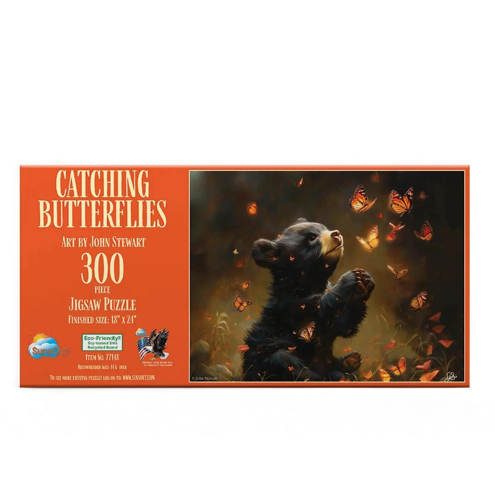 SunsOut Puzzle Catching Butterflies 300 Pc Puzzle SunsOut Puzzle Catching Butterflies 300 Pc Puzzle