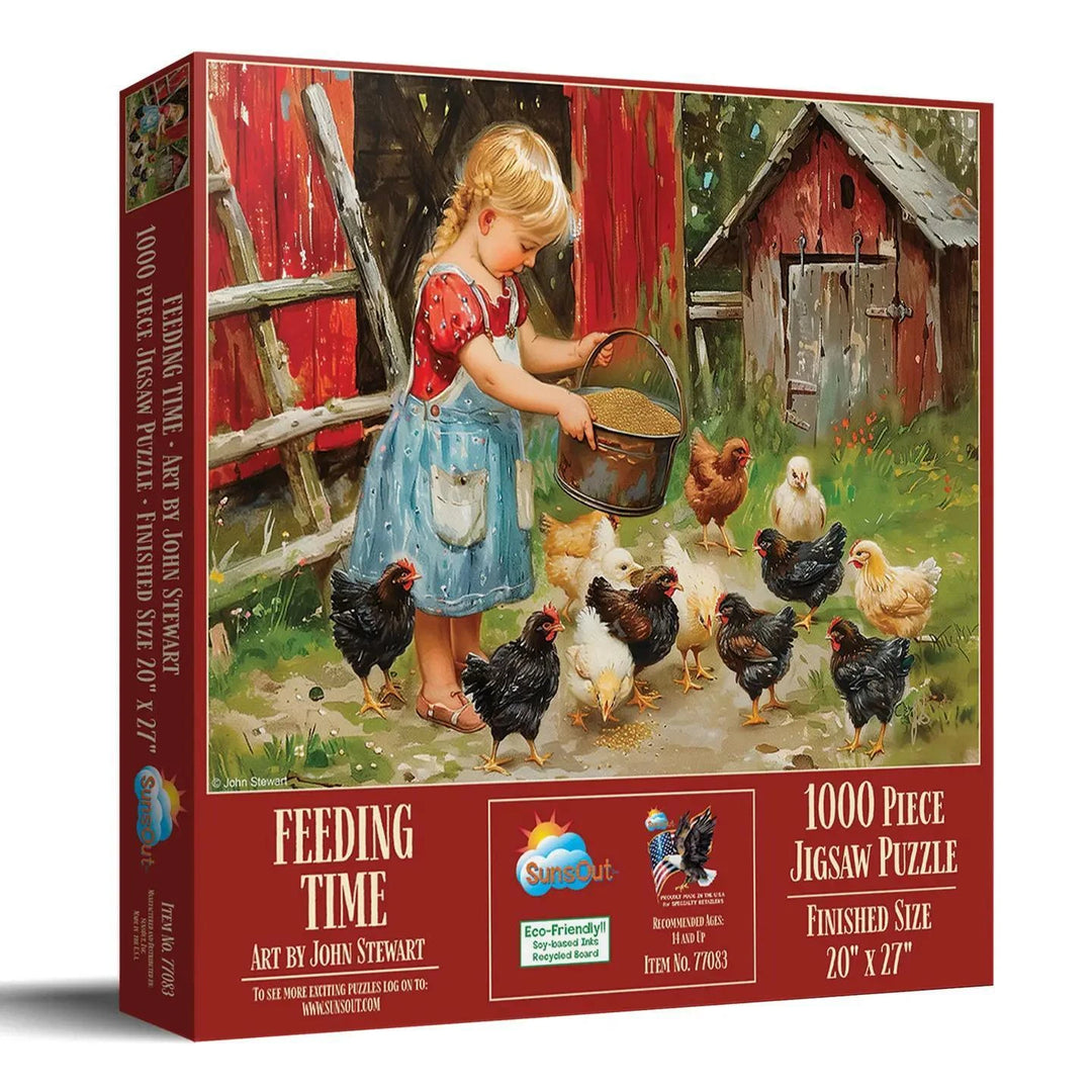 SunsOut Puzzle Feeding Time 1000 Pc Puzzle SunsOut Puzzle Feeding Time 1000 Pc Puzzle