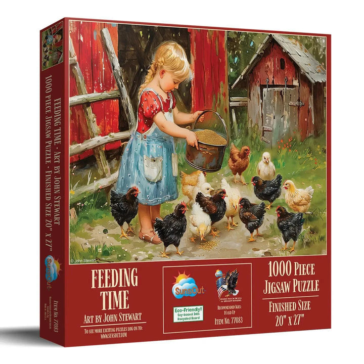SunsOut Puzzle Feeding Time 1000 Pc Puzzle SunsOut Puzzle Feeding Time 1000 Pc Puzzle