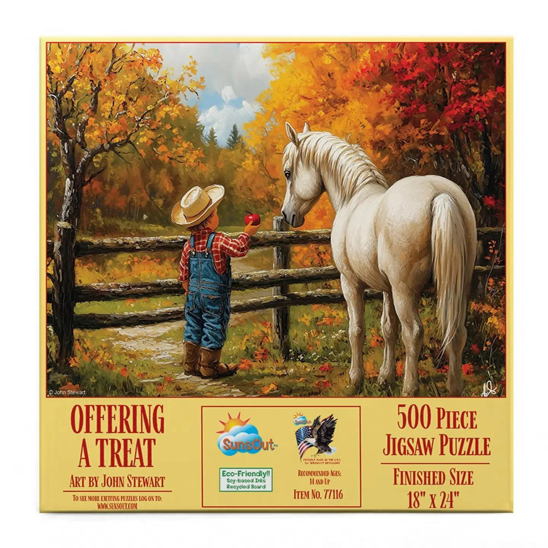 SunsOut Puzzle Offering A Treat 500 Pc Puzzle SunsOut Puzzle Offering A Treat 500 Pc Puzzle