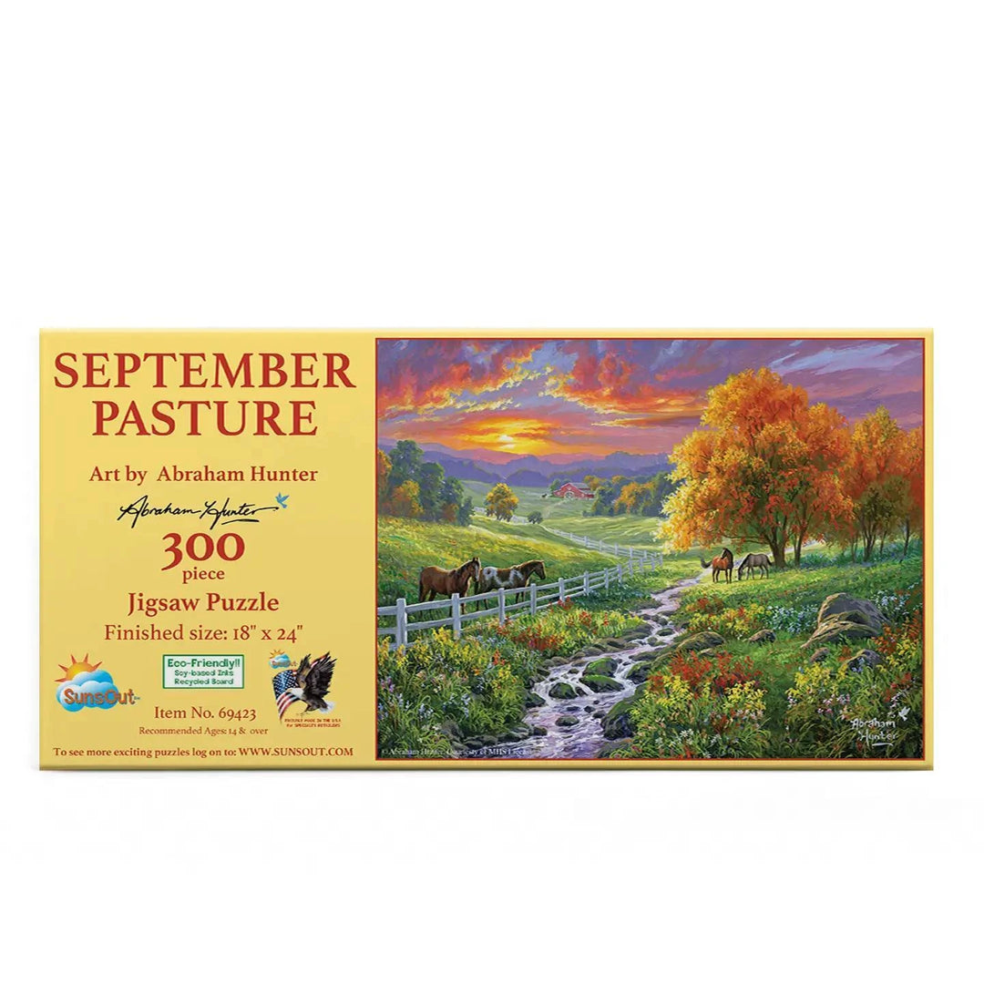 SunsOut Puzzle September Pasture 300 Pc Puzzle SunsOut Puzzle September Pasture 300 Pc Puzzle