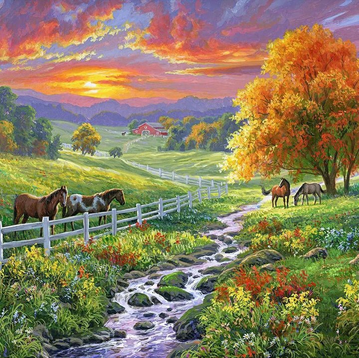 SunsOut Puzzle September Pasture 300 Pc Puzzle SunsOut Puzzle September Pasture 300 Pc Puzzle
