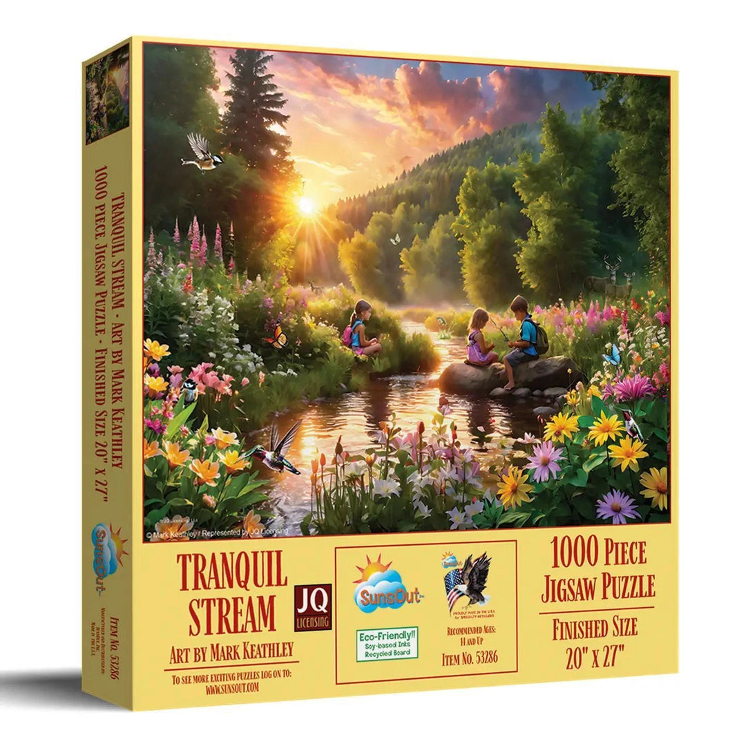 SunsOut Puzzle Tranquil Stream 1000 Pc Puzzle SunsOut Puzzle Tranquil Stream 1000 Pc Puzzle