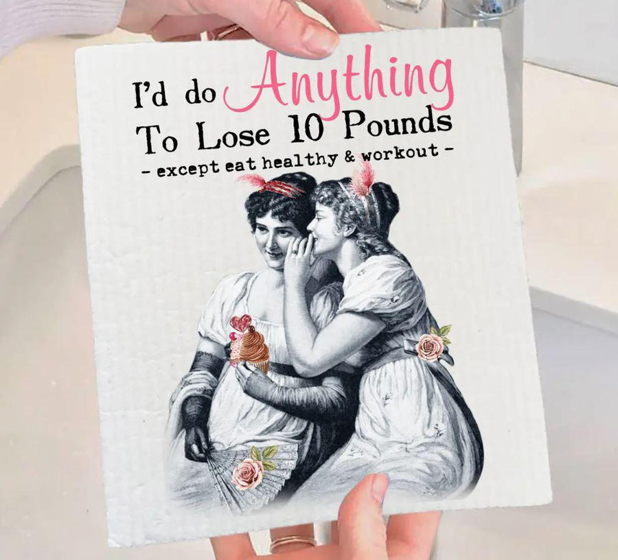 Swedish Sponge Dish Cloth | Anything To Lose 10 Pounds