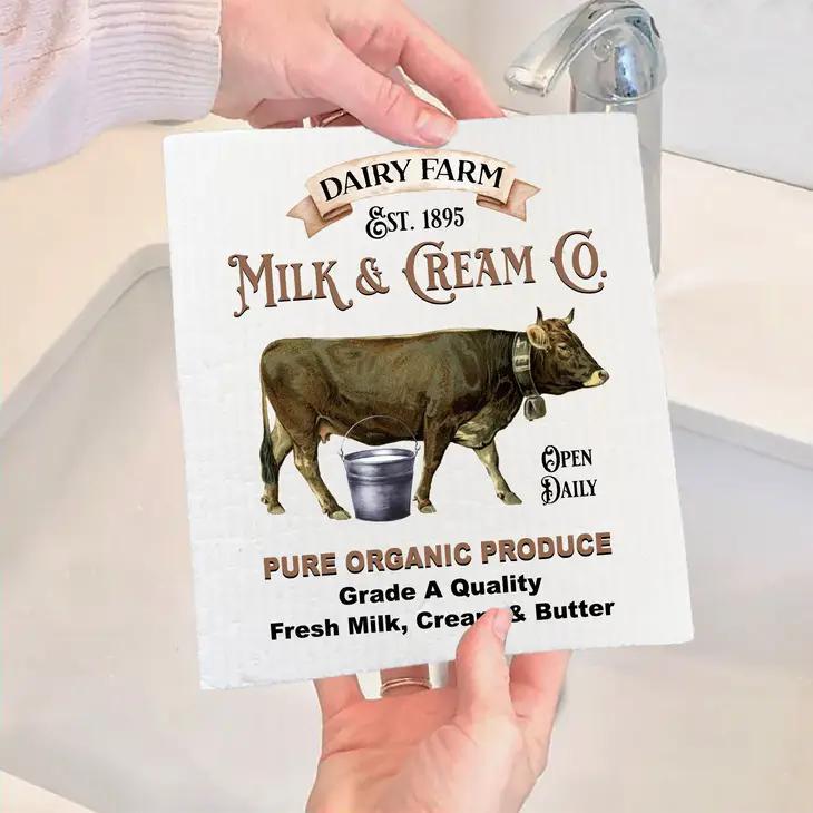 Swedish Sponge Dish Cloth | Dairy Farm Milk & Cream Co.