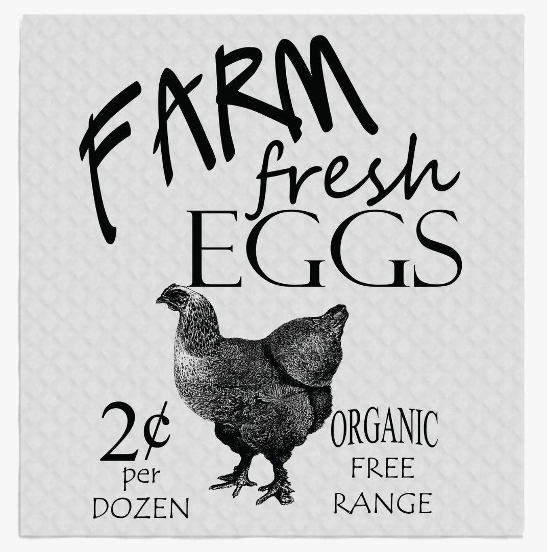 Swedish Sponge Dish Cloth | Farm Fresh Eggs Chicken