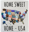 Swedish Sponge Dish Cloth | Home Sweet Home USA Patriotic