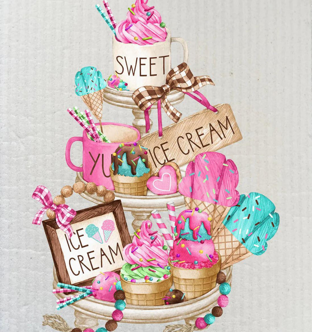 Swedish Sponge Dish Cloth | Ice Cream Sweet