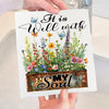 Swedish Sponge Dish Cloth | It Is Well with My Soul Flowers Swedish Sponge Dish Cloth | It Is Well with My Soul Flowers