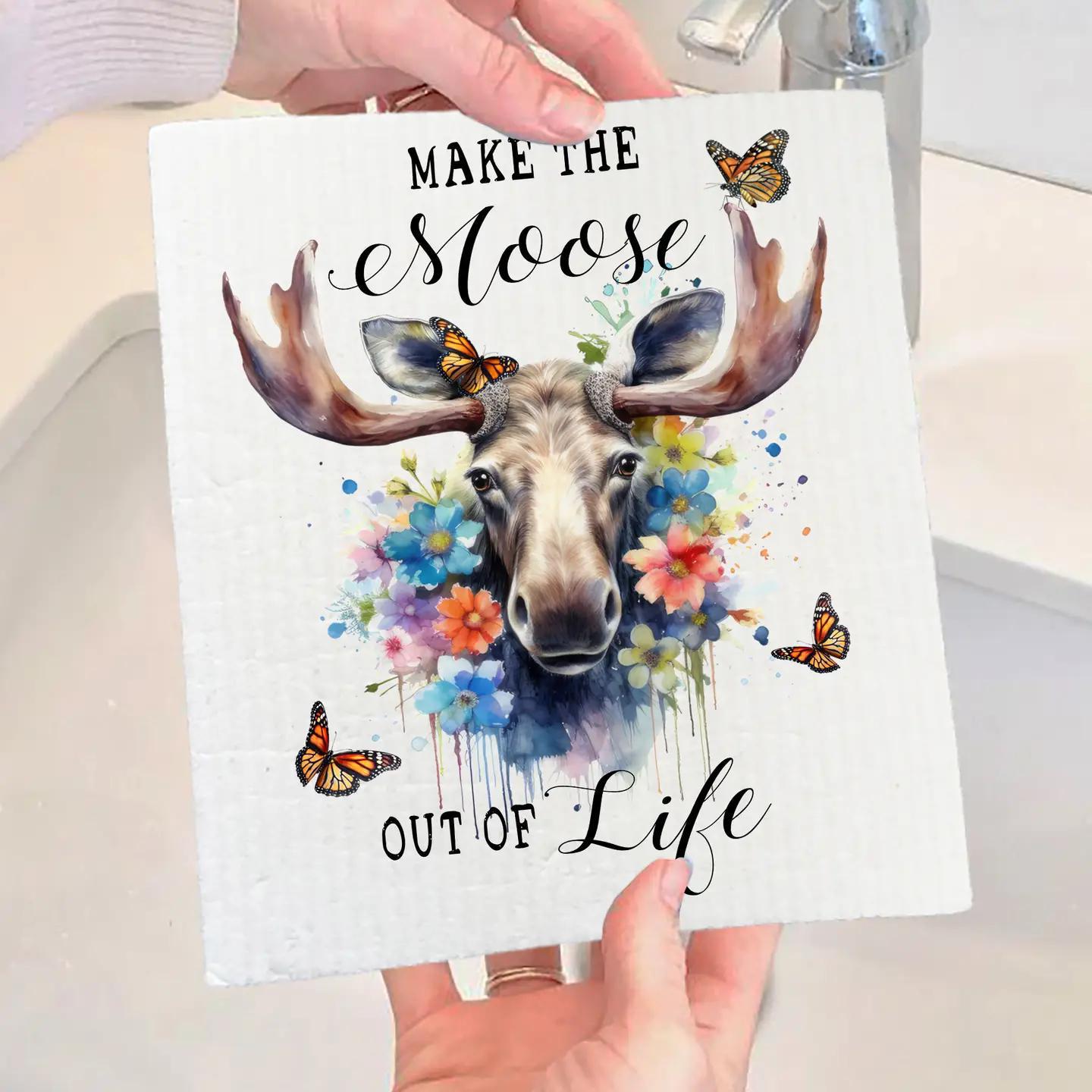 Swedish Sponge Dish Cloth | Make the Moose Out of Life Swedish Sponge Dish Cloth | Make the Moose Out of Life