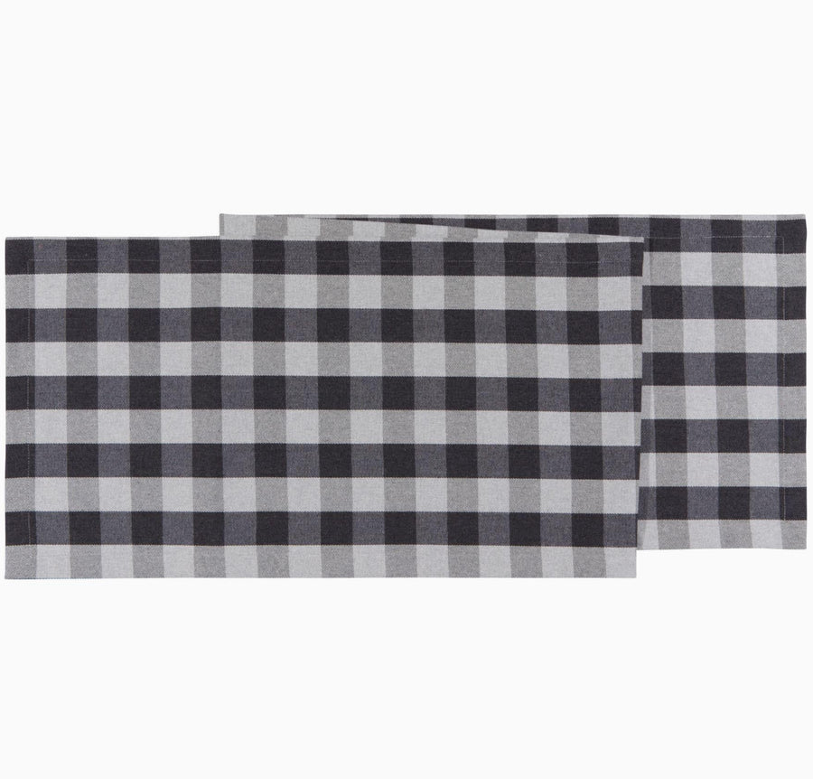 Table Runner | Charcoal Buffalo Check