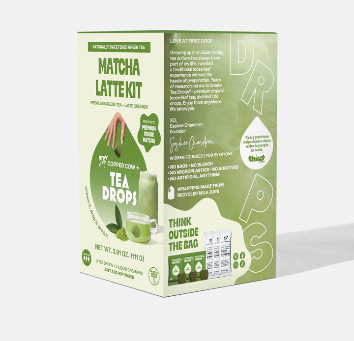Tea Drops Organic| Matcha Latte Kit Tea Drops Organic| Matcha Latte Kit