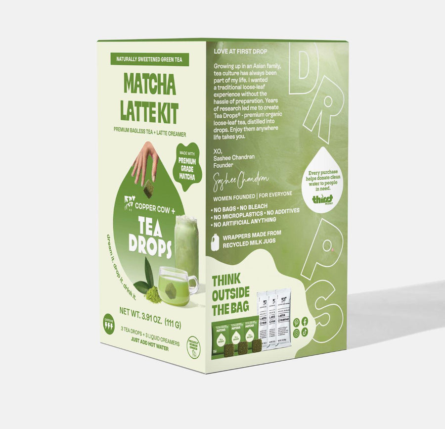 Tea Drops Organic| Matcha Latte Kit Tea Drops Organic| Matcha Latte Kit