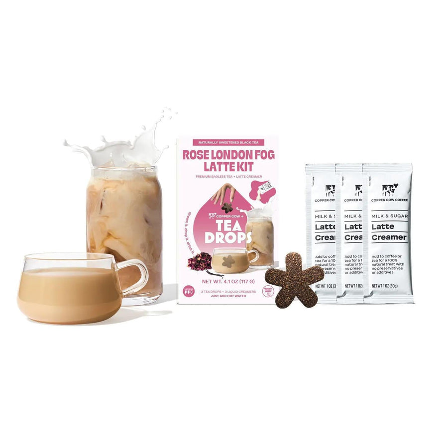 Tea Drops Organic| Rose London Fog Latte Kit Tea Drops Organic| Rose London Fog Latte Kit