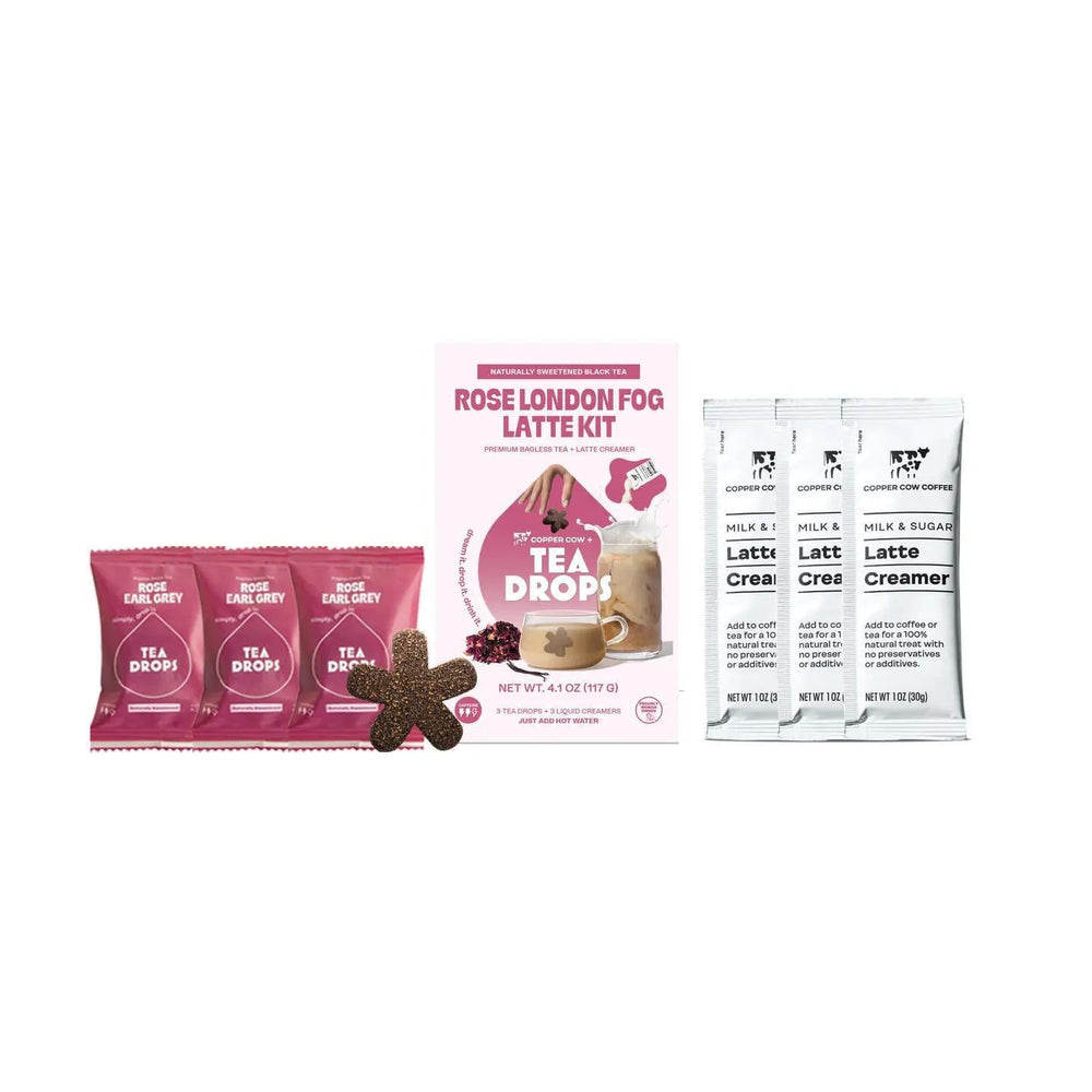 Tea Drops Organic| Rose London Fog Latte Kit Tea Drops Organic| Rose London Fog Latte Kit