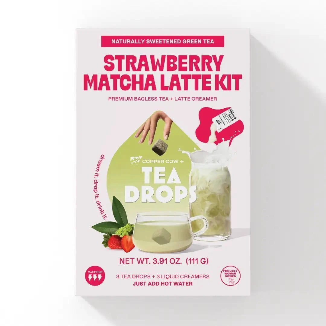 Tea Drops Organic| Strawberry Matcha Latte Tea Drops Organic| Strawberry Matcha Latte