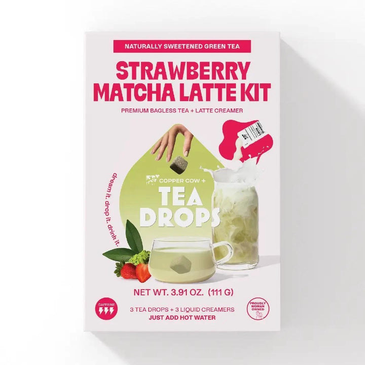 Tea Drops Organic| Strawberry Matcha Latte Tea Drops Organic| Strawberry Matcha Latte